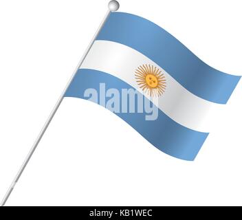 Isolierte Flagge Stock Vektor