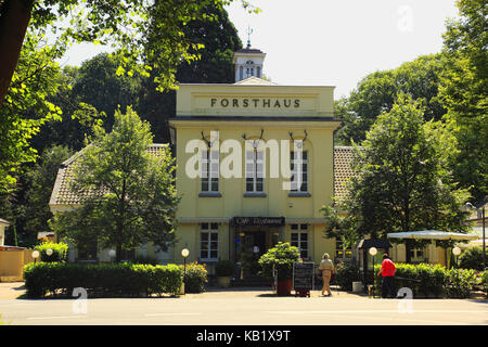 Restaurant Forsthaus in Krefeld-Forstwald, Nordrhein-Westfalen, Deutschland, Stockfoto