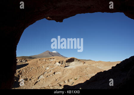 Bolivien, Los Lipez, Mirador Volcan Ollagüe, Stockfoto