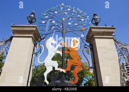 England, London, Hyde Park, Gate, Queen Elizabeth Tore, Stockfoto