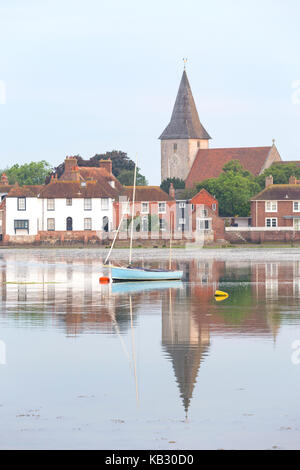 Bosham Dorf und Chichester Harbour, West Sussex, England, Großbritannien Stockfoto