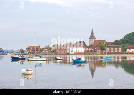 Bosham Dorf und Chichester Harbour, West Sussex, England, Großbritannien Stockfoto