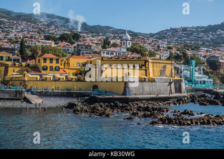 Santiago Fort, auf der Insel Madeira Stockfoto