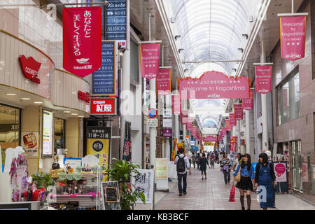 Japan, Kyushu, Kagoshima, kagoshima Stadt, tenmonkan-dori Shopping Arkade, Stockfoto