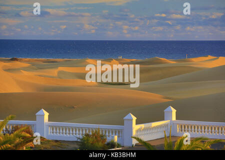 Spanien, Kanarische Inseln, Gran Canaria, Sanddünen von Maspalomas, Stockfoto