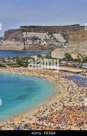 Spanien, Kanarische Inseln, Gran Canaria, Playa de Los Amadores, nahe Puerto Rico, Stockfoto