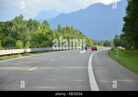 Deutschland, Bayern, Autobahn, A95, Stockfoto