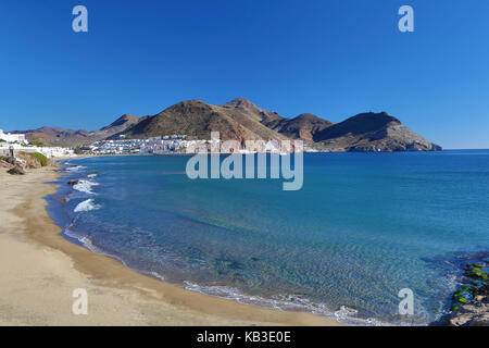 Spanien, der Region Andalusien, in der Provinz Almeria, San Jose, in der Nähe von Cabo de Gata Stockfoto