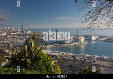 Spanien, Katalonien, Barcelona, Hafen, World Trade Center Gebäude Stockfoto