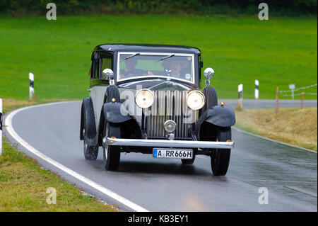 Oldtimer Fahrt organisiert vom Oldtimer Club Garmisch-Partenkirchen, in