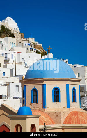 Kirche auf der Insel Serifos, Griechenland, Europa, Stockfoto