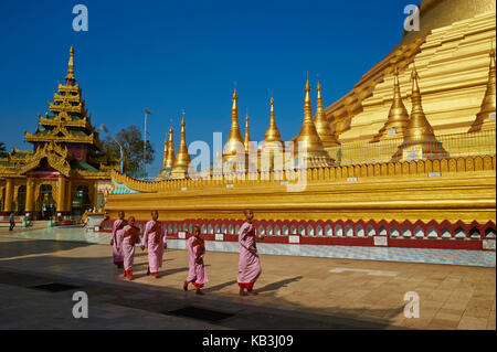 Shwemawdaw Pagode, Myanmar, Asien, Stockfoto