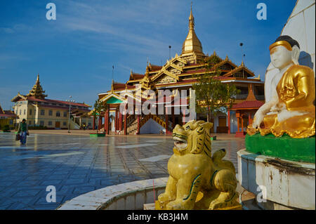 Phaung Daw Oo Paya Tempel, Myanmar, Asien, Stockfoto