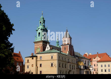 Wawel-Kathedrale in Krakau, Polen, Europa Stockfoto