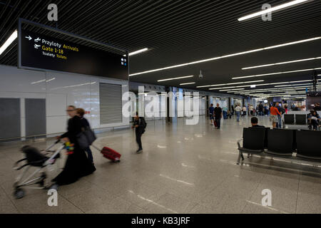Johannes Paul II. zum Internationalen Flughafen Kraków Balice, Krakau, Polen, Europa Stockfoto