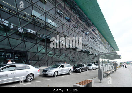 Johannes Paul II. zum Internationalen Flughafen Kraków Balice, Krakau, Polen, Europa Stockfoto