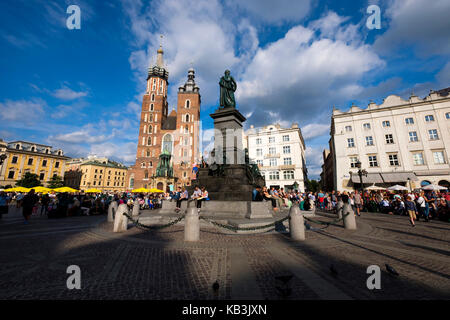 Kirche Unserer Lieben Frau in den Himmel, aka Saint Mary's Basilica, Krakau, Polen, Europa Stockfoto