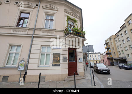 Apotheke unter dem Adler Museum im Jüdischen Ghetto in Krakau, Polen, Europa Stockfoto