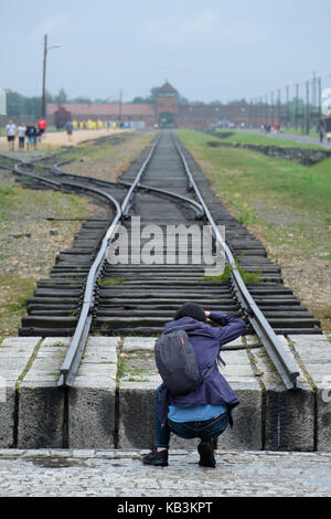 Auschwitz, Polen Stockfoto