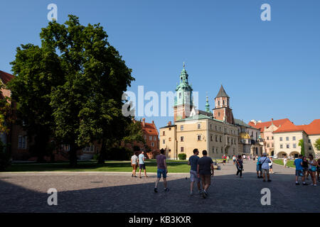 Wawel-Kathedrale in Krakau, Polen, Europa Stockfoto