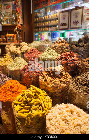 Vae, Dubai, Deira, Spice Souk, arabische Gewürze Stockfoto