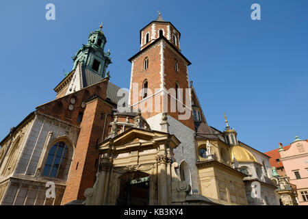 Wawel-Kathedrale in Krakau, Polen, Europa Stockfoto