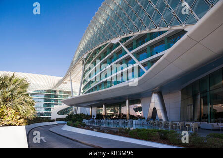 Vae, Abu Dhabi, Yas Island, Viceroy Hotel Stockfoto