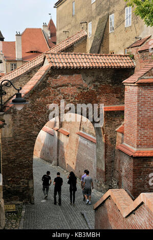 Rumänien, Siebenbürgen, Karpaten, Sibiu Altstadt Stockfoto