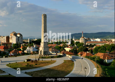 Rumänien, Siebenbürgen, Karpaten, Alba Iulia, die Zitadelle, Obelisk Stockfoto