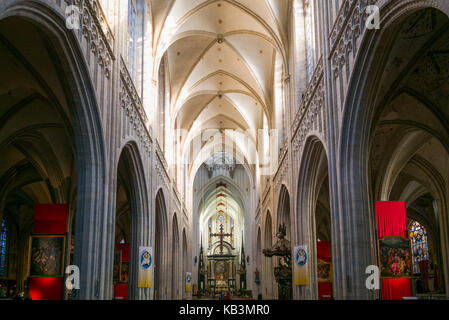 Belgien, Antwerpen, Groenplaats, Onze-Lieve-Vrouwekathedraal Kathedrale, innere Stockfoto