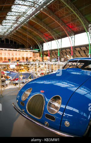 Belgien, Brüssel, Autoworld, einer der größten Automobil Museen in Europa, 1955 - Ära Bugatti Typ 57, von Braun Stockfoto