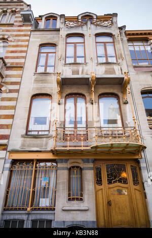 Belgien, Brüssel, Jugendstil Architektur, Musee Horta, ehemaliges Haus des Architekten Victor Horta. Stockfoto