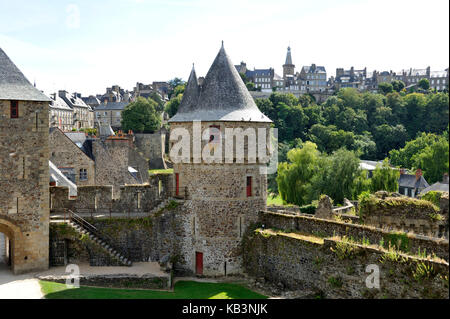 Frankreich, Bretagne, Ille et Vilaine, Itter, das Schloss Stockfoto