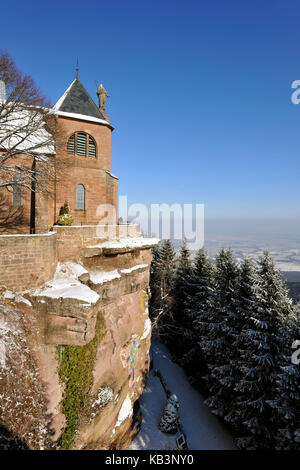 Frankreich, Bas Rhin, Mont Sainte Odile, Sainte Odile Kloster Stockfoto