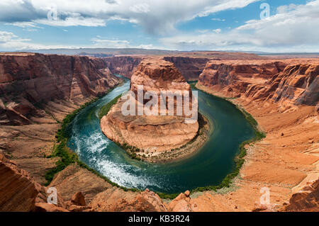 Tolle Aussicht am Hufeisen auf dem Colorado River in der Nähe von Seite, usa Bend, Kansas Stockfoto