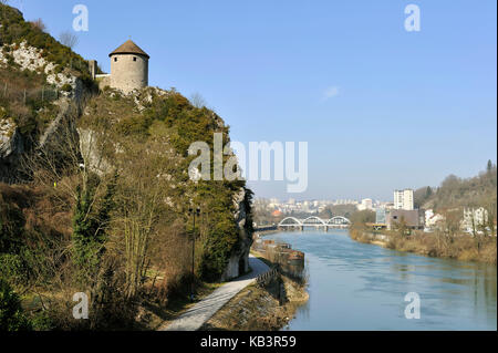 Frankreich, Franche-Comté, Besancon, die Zitadelle Vauban als Weltkulturerbe der Unesco Stockfoto