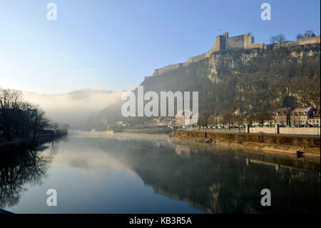 Frankreich, Franche-Comté, Besancon, die Zitadelle Vauban als Weltkulturerbe der Unesco Stockfoto