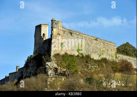 Frankreich, Franche-Comté, Besancon, die Zitadelle Vauban als Weltkulturerbe der Unesco Stockfoto