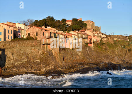 Frankreich, Pyrenees Orientales, Collioure, moure Bezirk Stockfoto