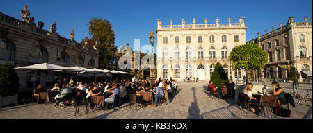 Frankreich, Meurthe et Moselle, Nancy, Place Stanislas (früher Place Royale) erbaut von Stanislas Leszczynski im 18. Jahrhundert, von der UNESCO zum Weltkulturerbe erklärt Stockfoto