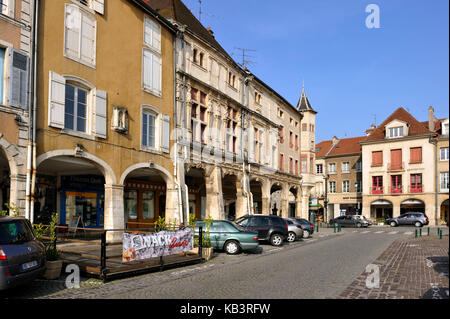 Frankreich, Meurthe et Moselle, Pont A Mousson, Platz Duroc Stockfoto