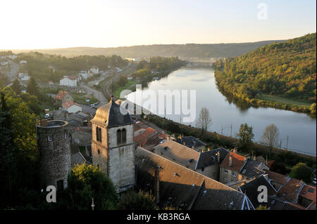 Frankreich, Mosel, Moseltal, Sierck-les-Bains Stockfoto