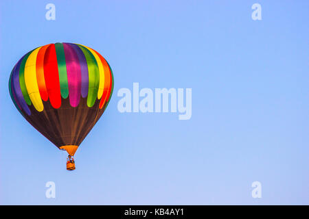Bunten Heißluftballon Stockfoto