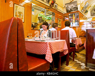 Das Cafe des Verbände, berühmte Restaurant in Lyon Stockfoto