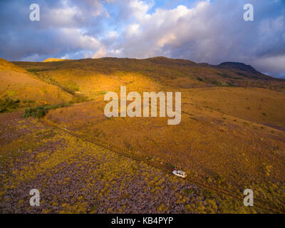 Ein Luftbild von Nyanga Nationalpark, Simbabwe. Stockfoto