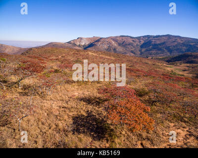 Ein Luftbild von Nyanga Nationalpark, Simbabwe Stockfoto