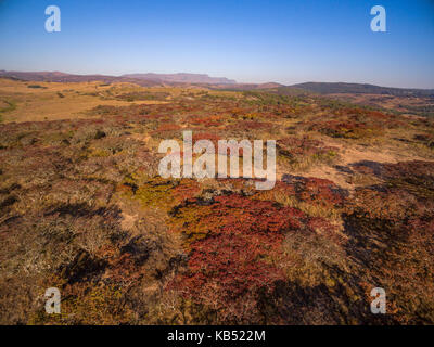 Ein Luftbild von Simbabwe Nyanga National Park Stockfoto