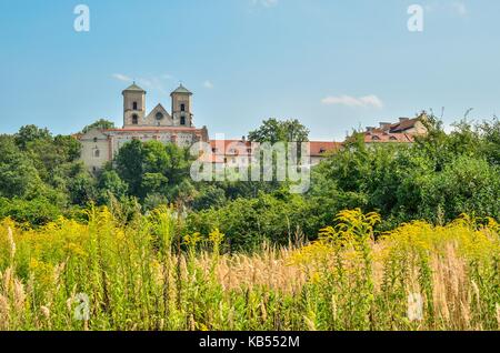 Schönen historischen Kloster Benediktinerabtei tyniec in der Nähe von Krakau, Polen. Stockfoto