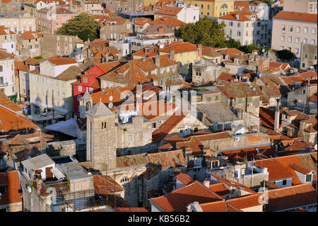 Kroatien, Küste Dalmatiens, Split, alte römische Stadt als Weltkulturerbe der Unesco Stockfoto