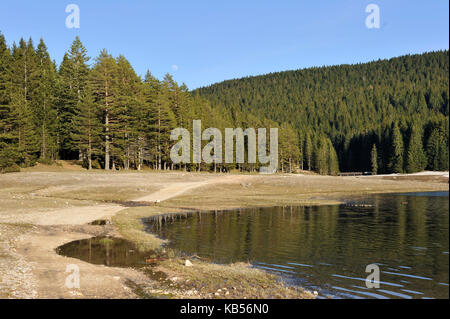 Montenegro, nördlichen Berge, Zabljak, Nationalpark Durmitor, Crno jezero (Schwarzer See) Stockfoto